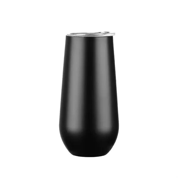 6 oz Stainless Steel Stemless Champagne Flute