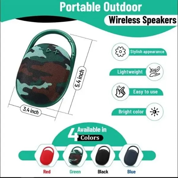 Portable Clip4 Bluetooth Speaker