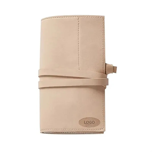 Leather Travel Cable Organizer Case Bag