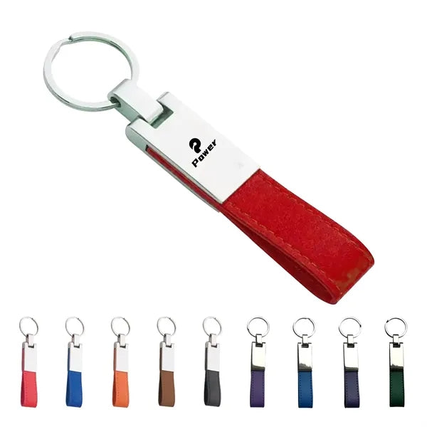 Leatherette Key Ring