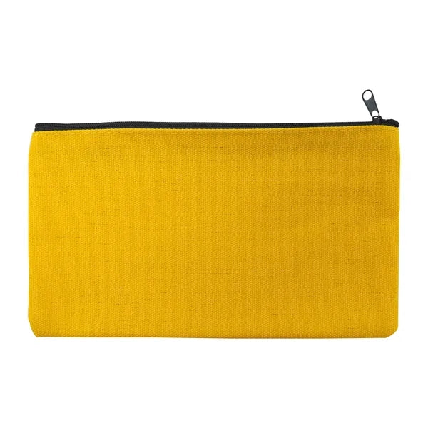 Canvas Pen Pencil Case Bag w/ Zipper