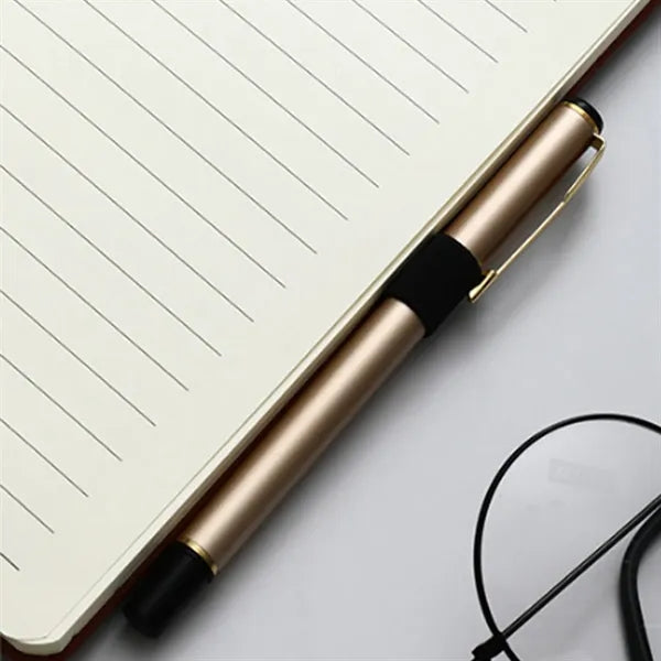 A5 Notebook with Fixed Elastic Strap Pen Slot