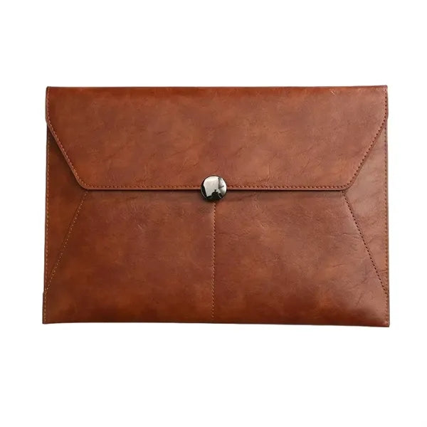 A4 Slim Spacious Magnetic Closure File Bags w/ Pockets
