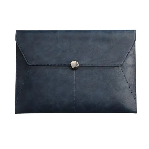 A4 Slim Spacious Magnetic Closure File Bags w/ Pockets