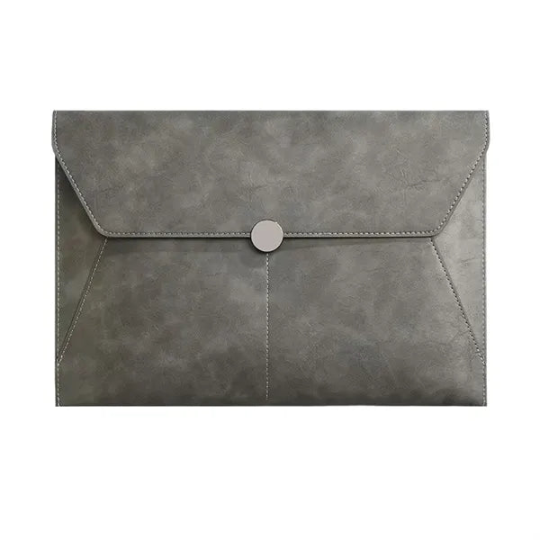 A4 Slim Spacious Magnetic Closure File Bags w/ Pockets