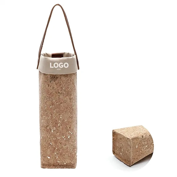 Waterproof Leather Wine Packaging Gift Bag