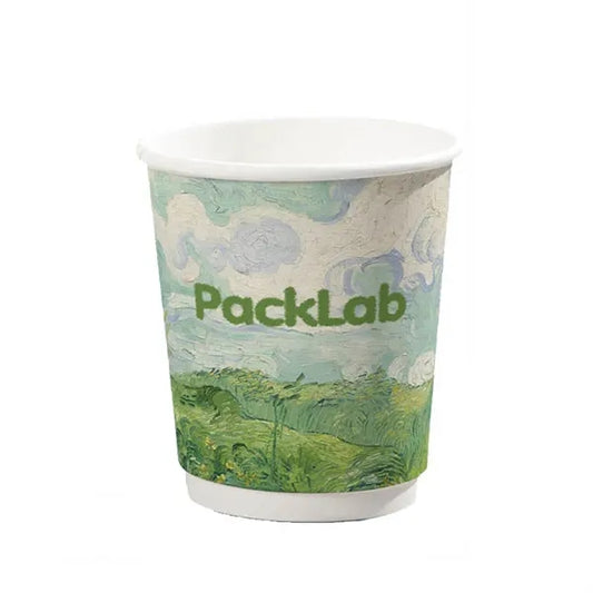 Full Color Imprint 9 OZ Recycled Insulated Paper Cup