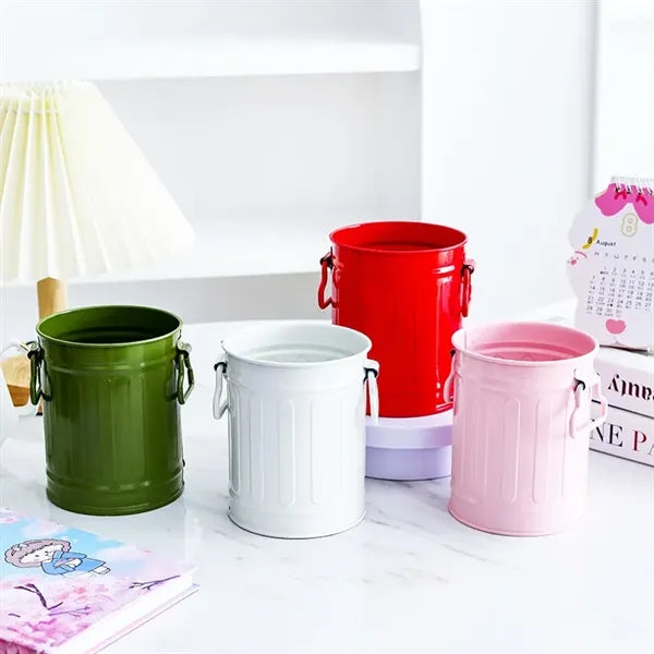 Metal Barrel Pen Holder Organizer