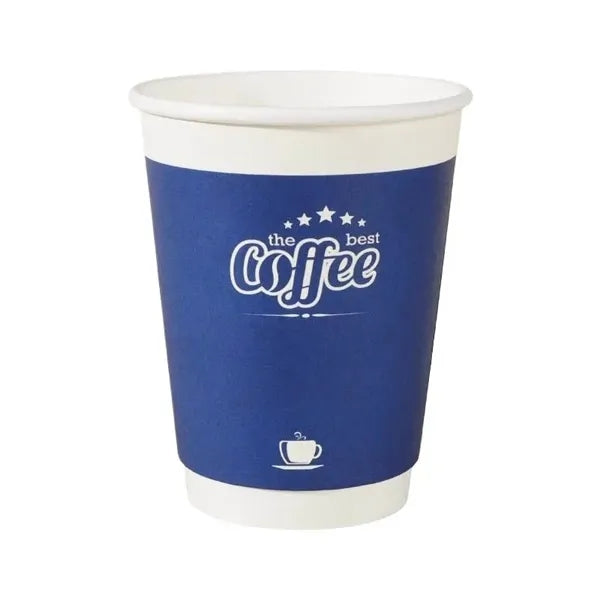 Full Color Imprint 12 OZ Recycled Double Wall Paper Cup