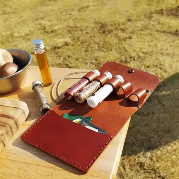 Portable Spice Bag Set five jars