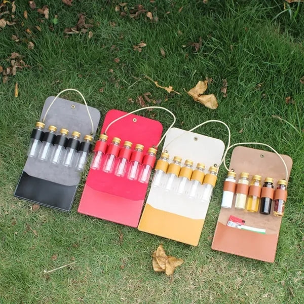 Portable Spice Bag Set five jars