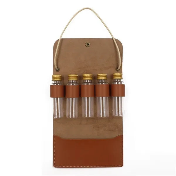 Portable Spice Bag Set five jars