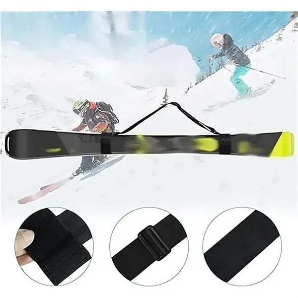 Adjustable Ski Carry Strap with Shoulder Handle