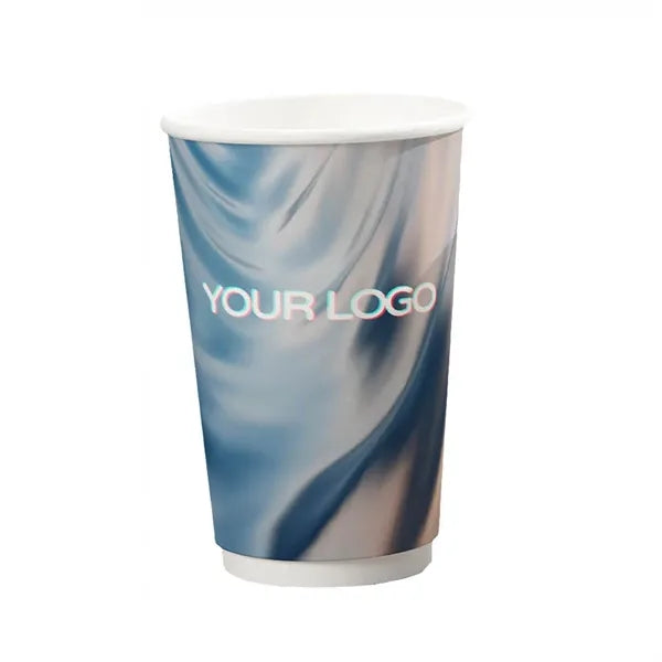 Full Color Imprint 16 OZ Recycled Double Wall Paper Cup