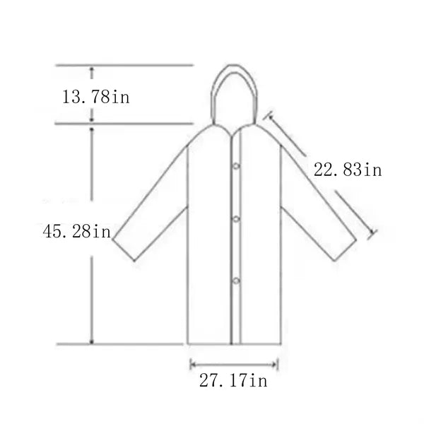 Thickened EVA Raincoat