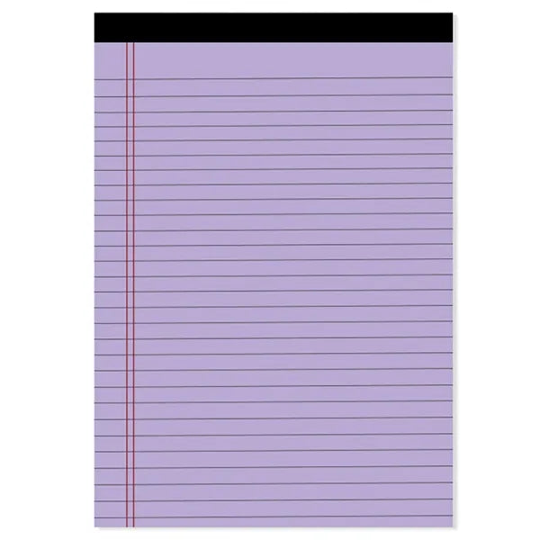 Multi-Color Tear-Away A4 Lined Note Pad