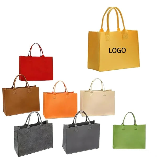 Large Capacity Shopping Felt Tote Bag