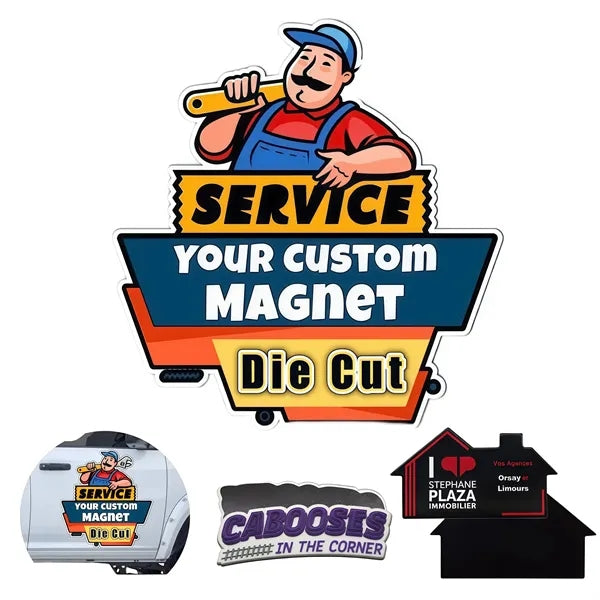Die Cut Car Magnet Outdoor Business Sign
