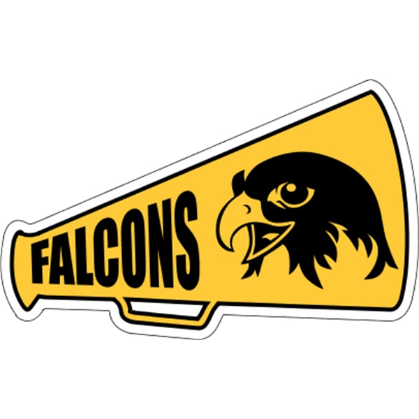 030" Megaphone Spot Color Outdoor Magnets - 5.625" X 3.5"