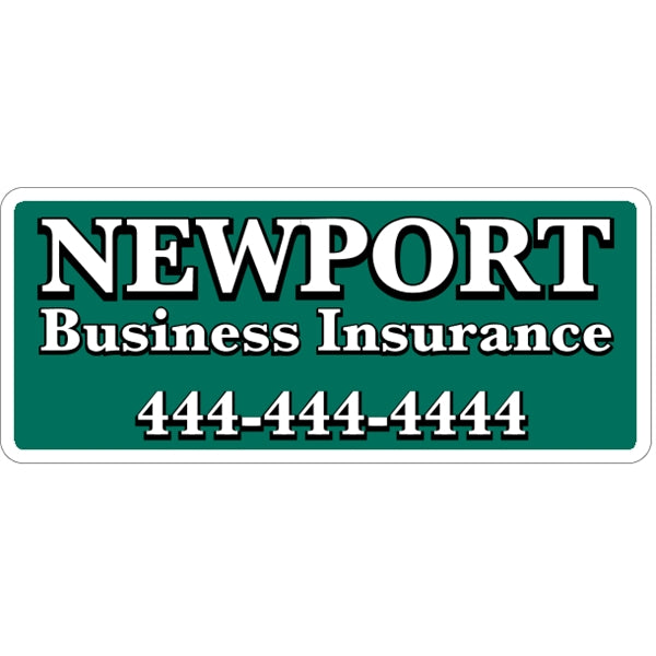 18" x 7.625" Magnetic Sign