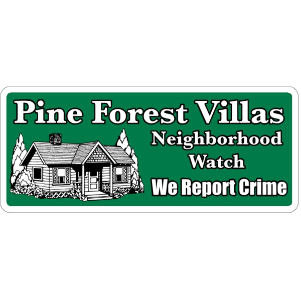18" x 7.625" Magnetic Sign