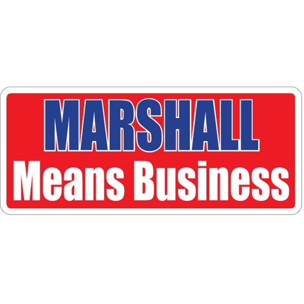 18" x 7.625" Magnetic Sign