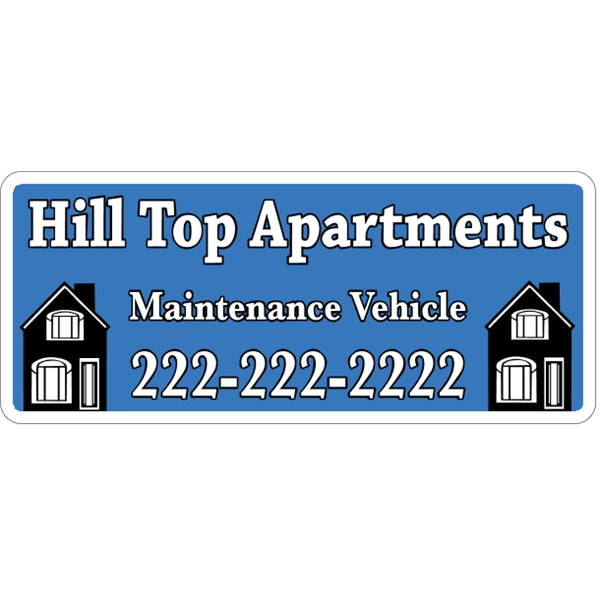 18" x 7.625" Magnetic Sign