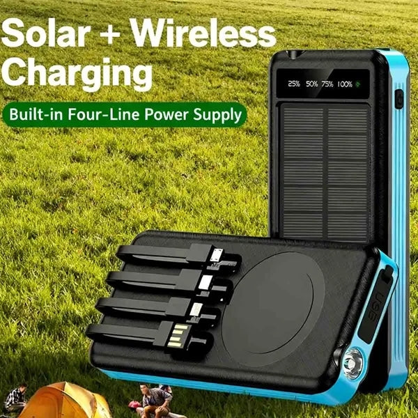 10000mAh Portable Solar Power Bank