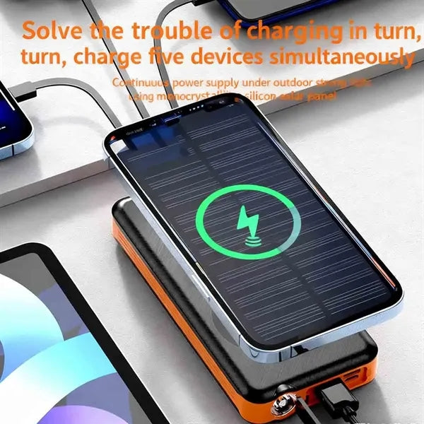 10000mAh Portable Solar Power Bank