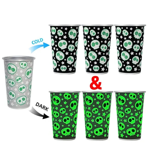 Hot and cold color changing cup