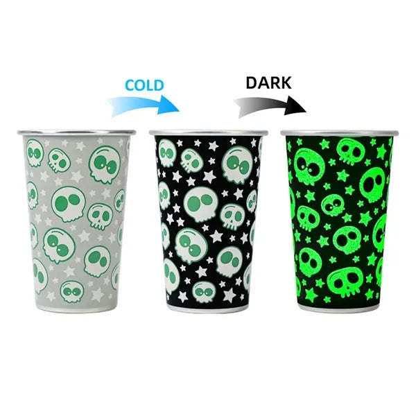 Hot and cold color changing cup