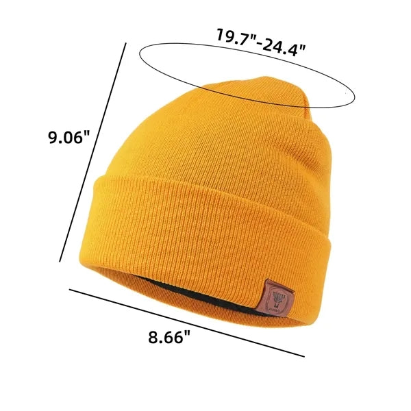 Warm Soft Solid Beanie Knit Winter Hat