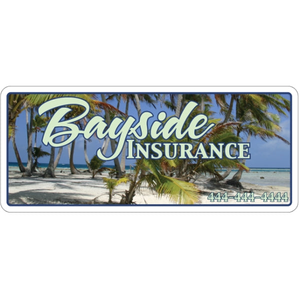 18" X 7.625" - 4CP Magnetic Sign