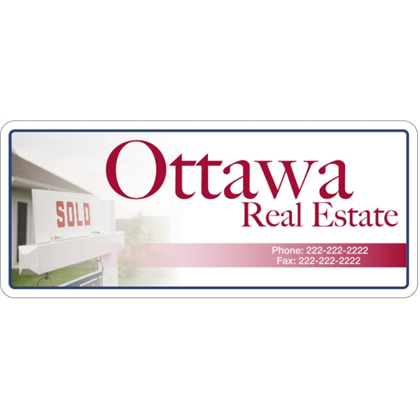 18" X 7.625" - 4CP Magnetic Sign