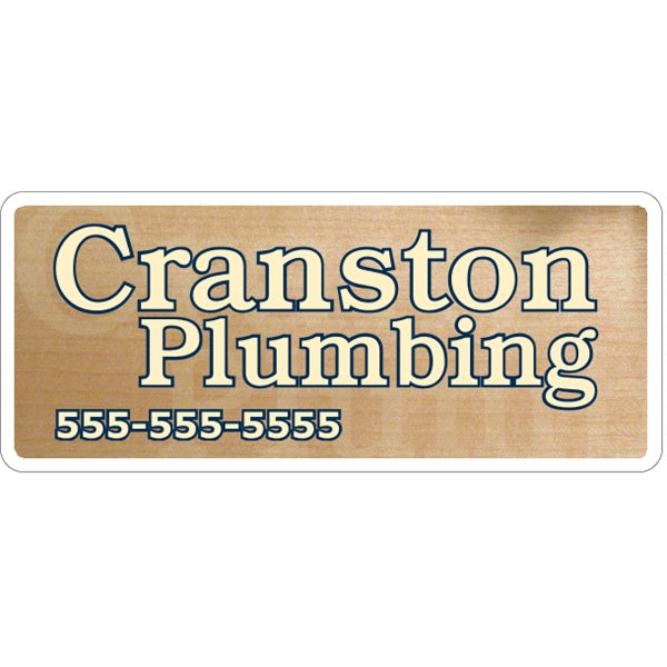 18" X 7.625" - 4CP Magnetic Sign