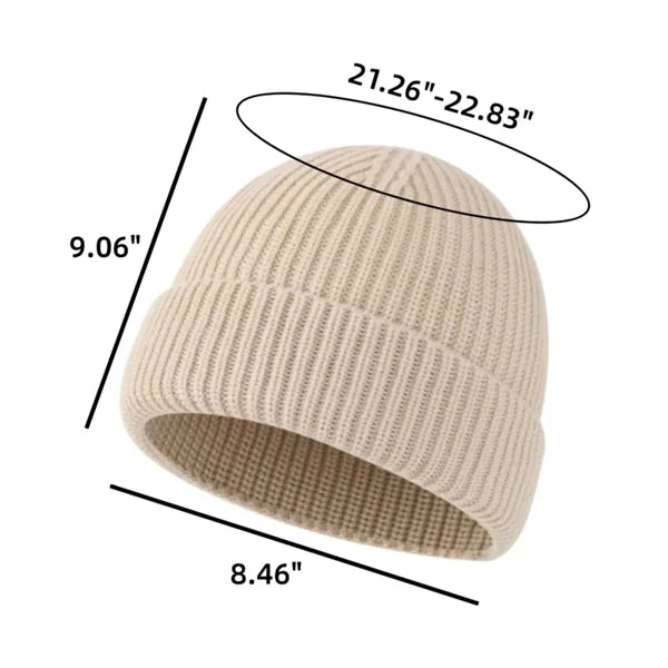Premium Warm Soft Wool Beanie Knit Winter Hat