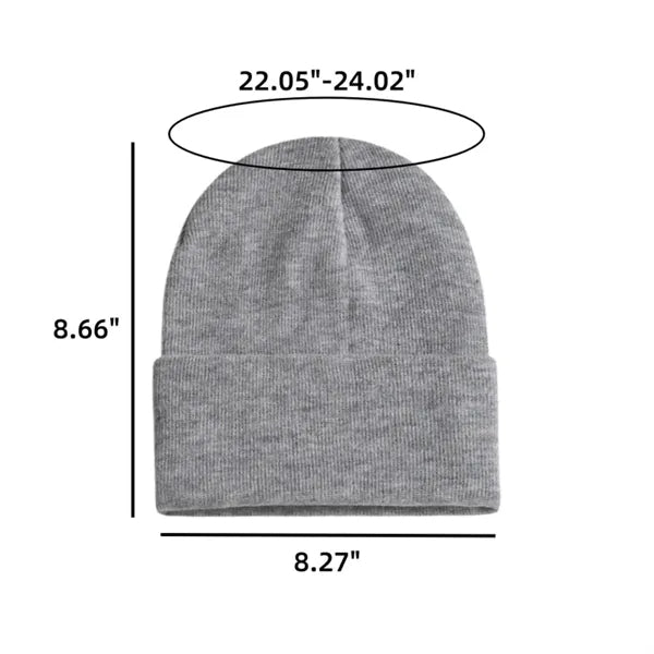 Warm Soft Solid Beanie Knit Hat Winter Hat