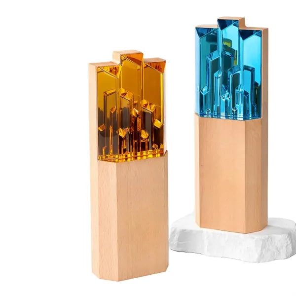 Future City Wooden Trophy