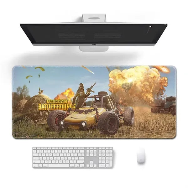 Sublimated Non-Slip Large Desk Mouse Pad