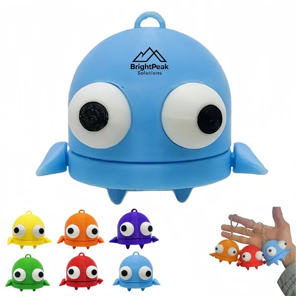 Cute Cartoon Monster Keychain for Kids Fun Promo Gifts