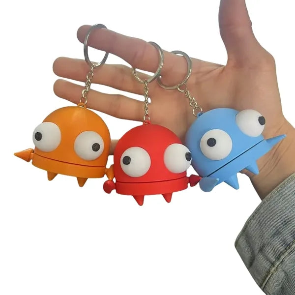 Cute Cartoon Monster Keychain for Kids Fun Promo Gifts