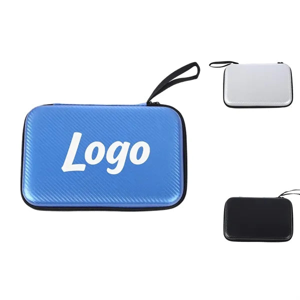 Square hard-shell ping pong paddle bag