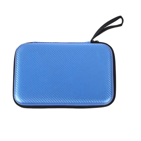 Square hard-shell ping pong paddle bag