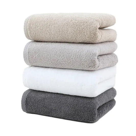 Solid Color Cotton Towels