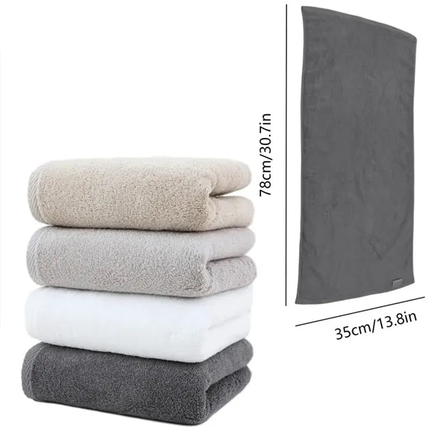 Solid Color Cotton Towels