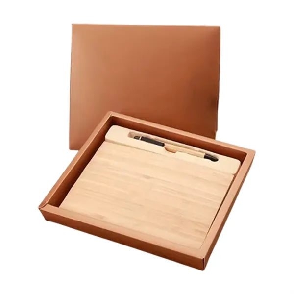Business Gift Bamboo Notebook Pen