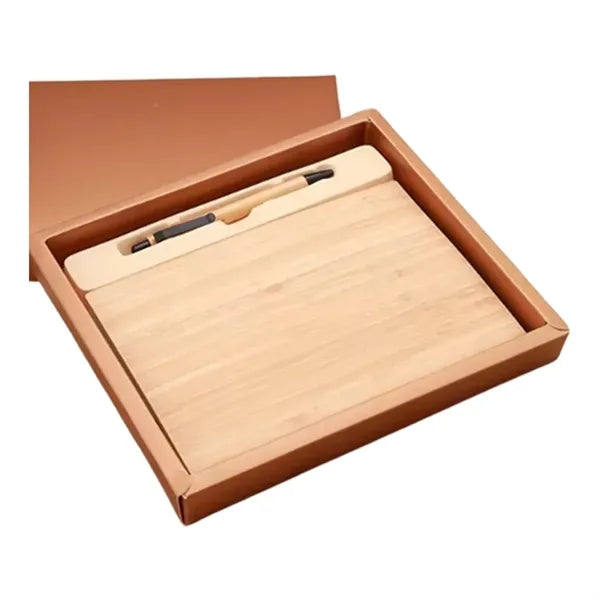 Business Gift Bamboo Notebook Pen