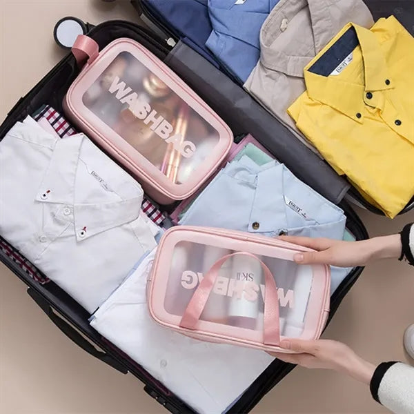Leather Portable Travel Toiletry Bag