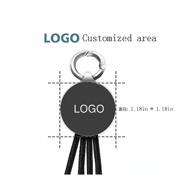 3 In 1 Keychain Data Cable