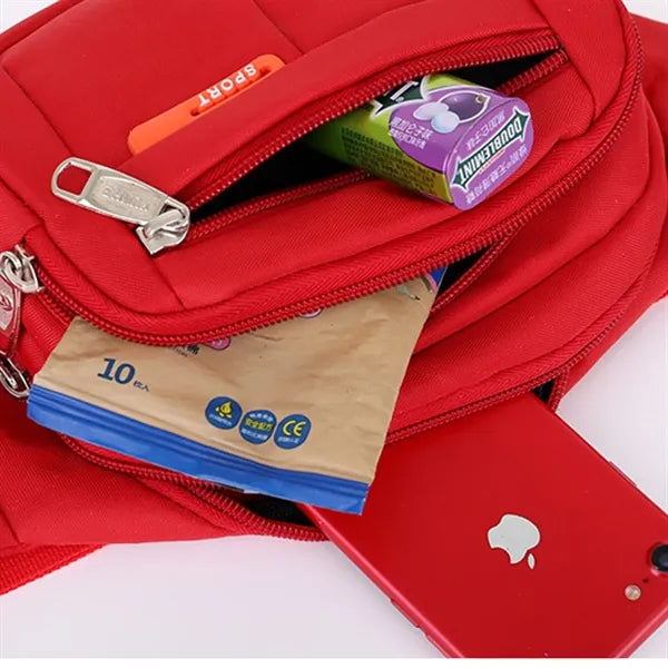 Waterproof Oxford Fanny Pack, Sports Waist Bag for Men Women